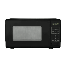 0.7 Cu ft Countertop Microwave Oven, 700 Watts, Black, New (Shipment from Walmart)