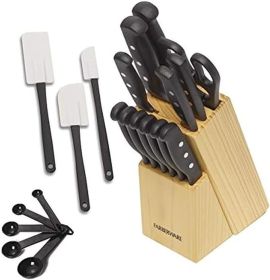 22-Piece Never Sharpening HigH Carbon Stainless Steel